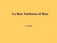La Rete Telefonica di Base