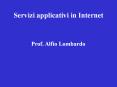 Servizi applicativi in Internet PowerPoint PPT Presentation