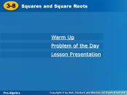 Squares and Square Roots