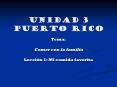 Unidad 3 Puerto Rico PowerPoint PPT Presentation