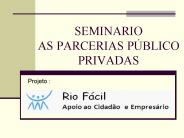 SEMINARIO AS PARCERIAS P