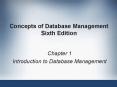 Concepts of Database Management Sixth Edition PowerPoint PPT Presentation