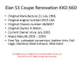 Elan S3 Coupe Renovation KKD 66D PowerPoint PPT Presentation