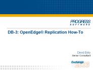 DB-3: OpenEdge