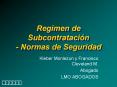 Regimen de Subcontrataci PowerPoint PPT Presentation