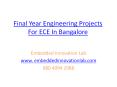 Final year engineering projects for ece in bangalore PowerPoint PPT Presentation
