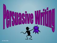 Persuasive Writing