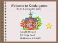 Welcome to Kindergarten PowerPoint PPT Presentation