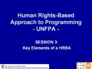 Human Rights-Based Approach to Programming - UNFPA -