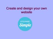 Sign up to our new simple website builder