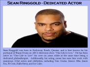 Sean Ringgold - Dedicated Actor