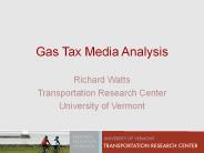 Gas Tax Media Analysis