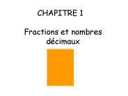 CHAPITRE 1    Fractions et nombres d