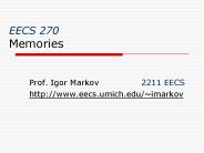 EECS 270 Memories