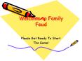 Welcome to Family Feud PowerPoint PPT Presentation