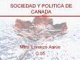SOCIEDAD Y POLITICA DE CANADA PowerPoint PPT Presentation