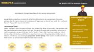 Indianapolis Garage Door Experts for spring replacement
