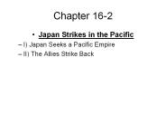 Japan Strikes in the Pacific