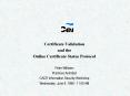 Certificate Validation PowerPoint PPT Presentation