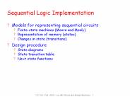 Sequential Logic Implementation
