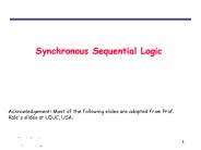 Synchronous Sequential Logic