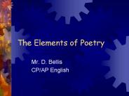 The Elements of Poetry