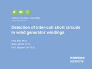 Detection of inter-coil short circuits
