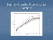 Human Growth: From data to functions