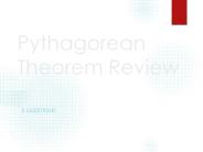 Pythagorean Theorem Review