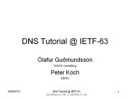 DNS Tutorial @ IETF-63
