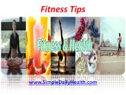 Fitness Tips