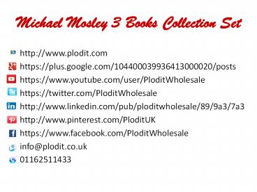 Michael Mosley 3 Books Collection Set