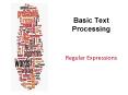 Basic Text Processing PowerPoint PPT Presentation