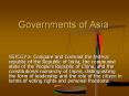 Governments of Asia PowerPoint PPT Presentation
