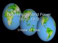 Becoming a World Power 1872 - 1912 PowerPoint PPT Presentation