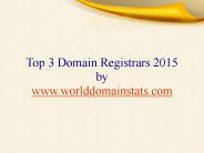 Top Domain Registrars 2015