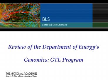 Review of the Department of Energy