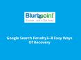 Google Search Penalty — 4 Easy Ways Of Recovery PowerPoint PPT Presentation