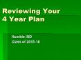 Reviewing Your 4 Year Plan PowerPoint PPT Presentation