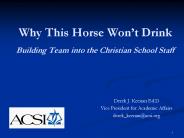 Why This Horse Won