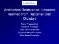 Antibiotics Resistance: Lessons learned from Bacterial Cell Division PowerPoint PPT Presentation