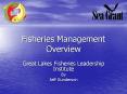 Fisheries Management Overview PowerPoint PPT Presentation