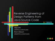 Reverse Engineering of Design Patterns from Java Source Code