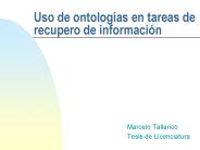 Uso de ontolog