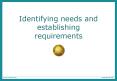 Identifying needs and establishing requirements PowerPoint PPT Presentation