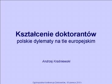 Prezentacja programu PowerPoint