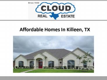 Affordable Homes In Killeen, TX