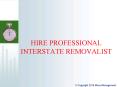 Professional Interstate Removalist