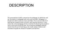 PEDAGOGY
