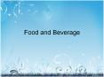 Food and Beverage PowerPoint PPT Presentation